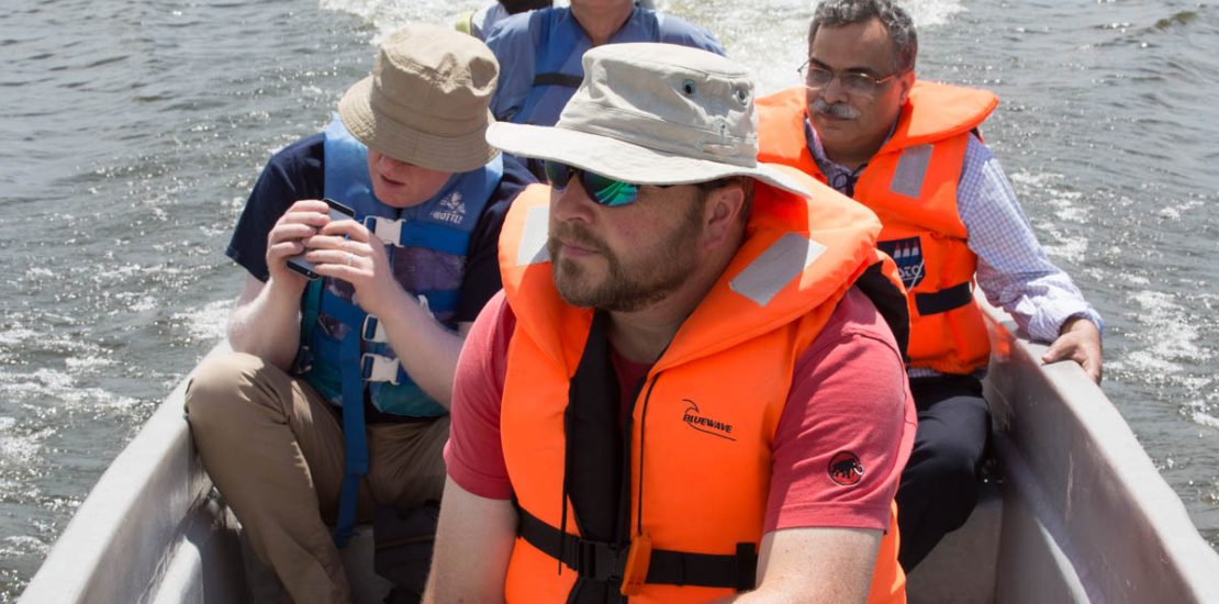 Boat cruise in Murchsion falls national park