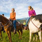 Horse back riding safari