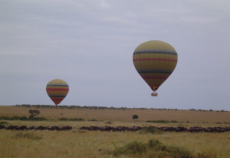 Hot air Balloon safari tour uganda.