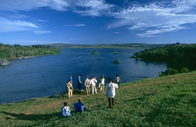 Lake Nyabikere Crater Lake in Uganda.