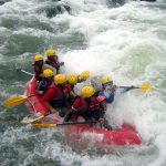 white water rafting.