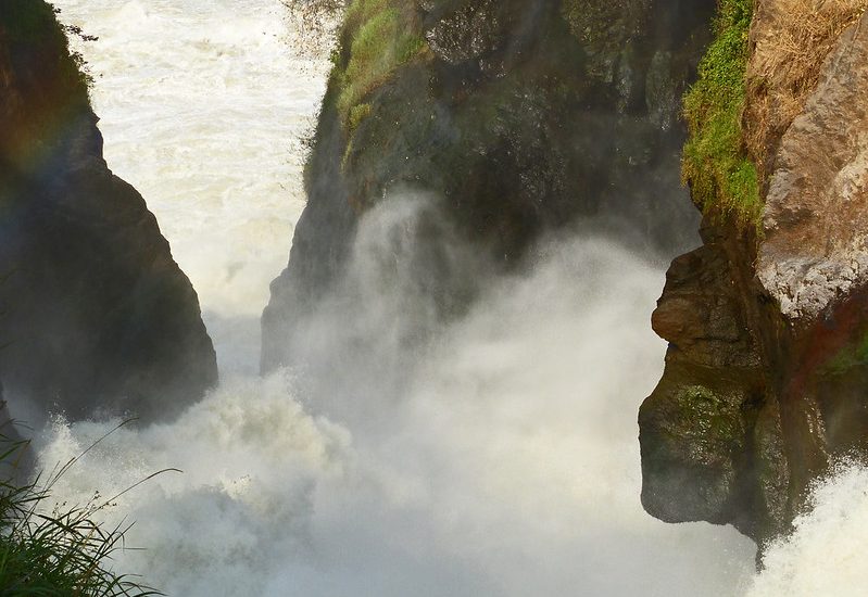 What is the largest waterfall in Uganda?