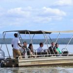 Boat cruise on Lake Ihema