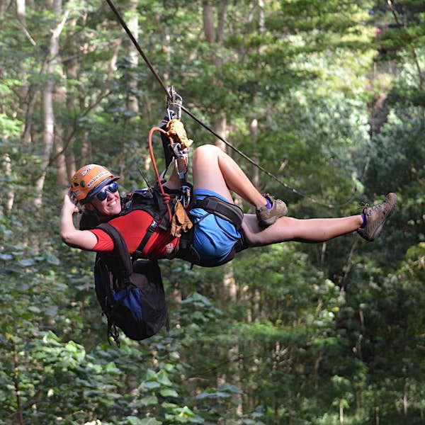 Zip Lining in Mabira Forest 